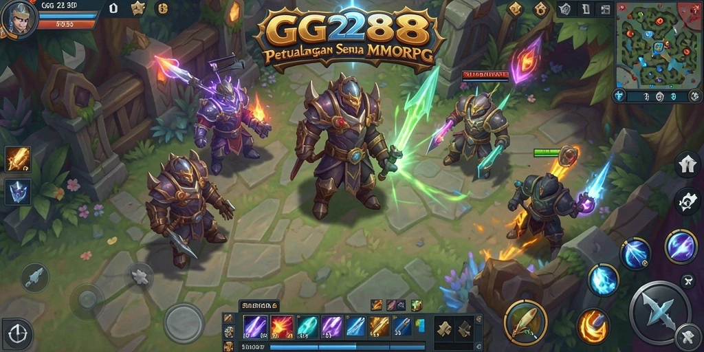 Screenshot gameplay GG288 yang menampilkan aksi mendebarkan dalam MMORPG.
