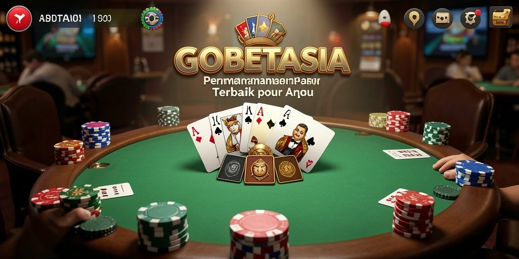 Tangkapan layar dari gameplay seru GOBETASIA di Poker.