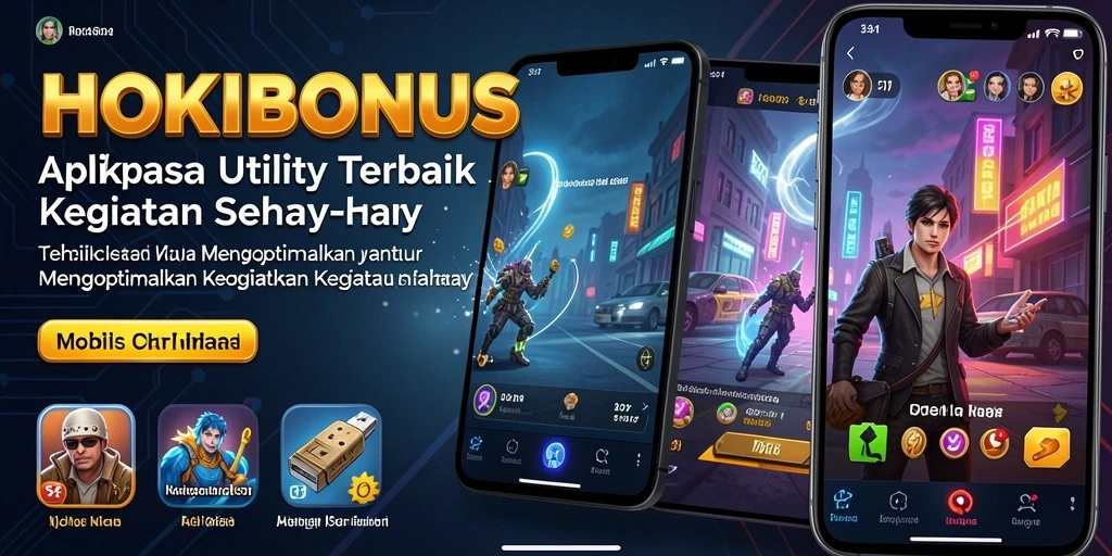 Tampilan antarmuka HOKIBONUS yang memudahkan navigasi pengguna.