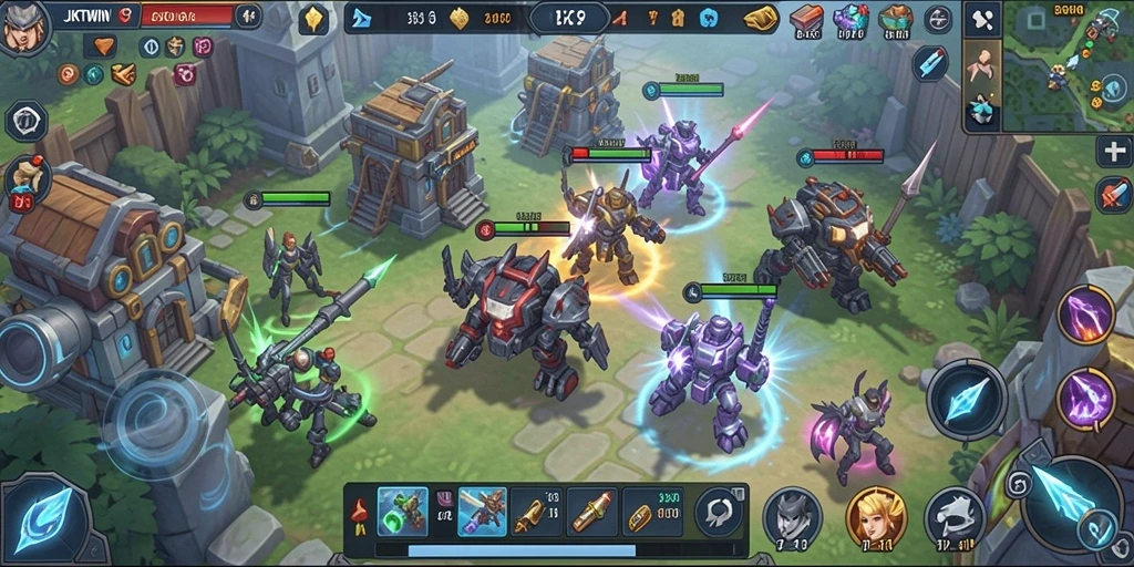Tampilan gameplay SLG JKTWIN yang menarik dan strategis.
