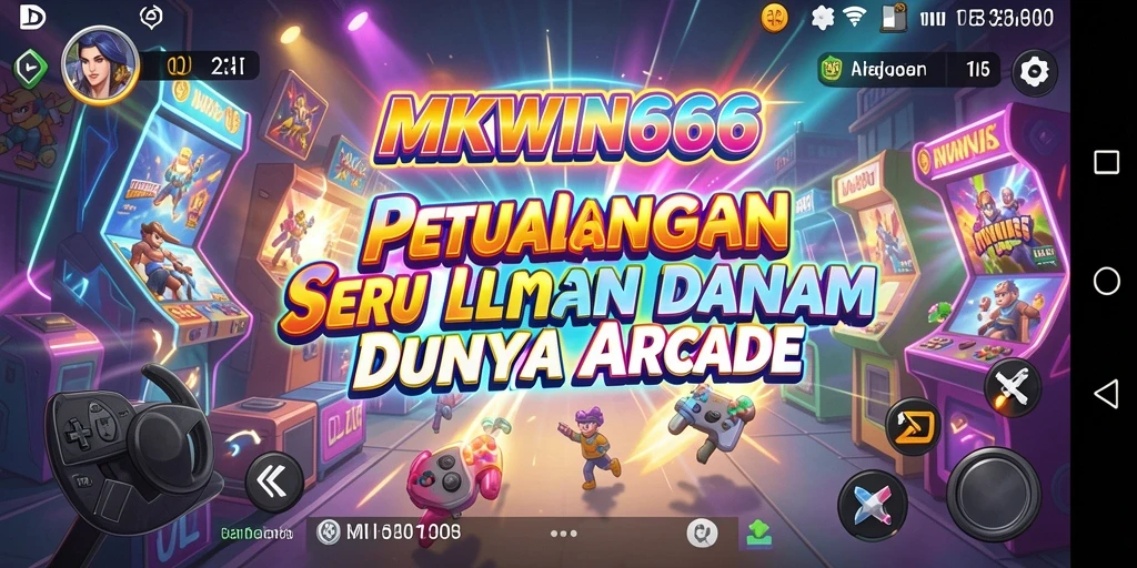 Screenshot gameplay MKWIN666 menampilkan aksi seru di dunia Arcade.