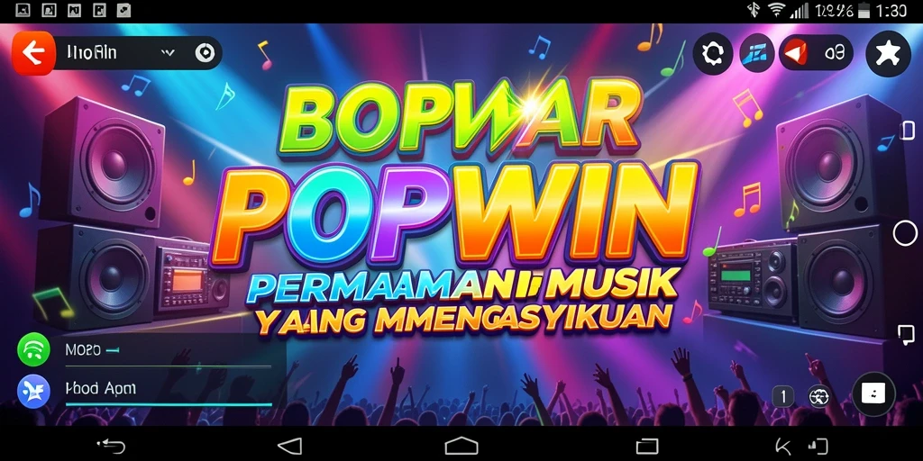 Tampilan gameplay POPWIN yang seru dan penuh warna.