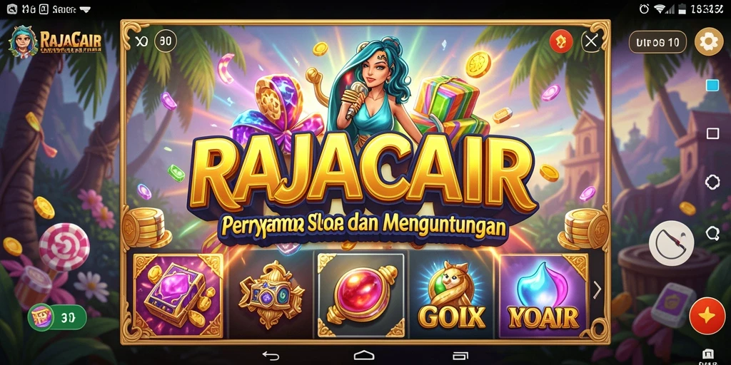 Tampilan utama gameplay RAJACAIR yang mengasyikkan dan penuh warna.