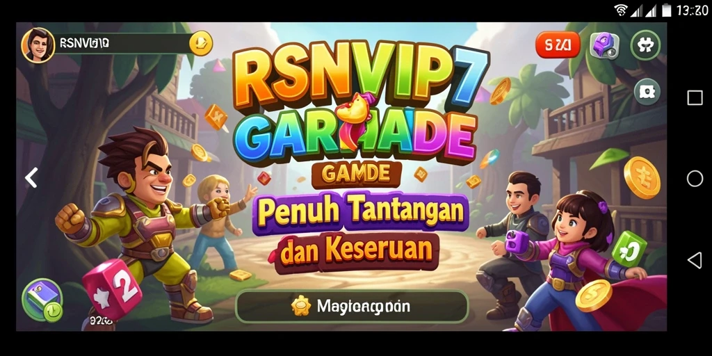 Screenshot gameplay RSNVIP7 menampilkan aksi seru dalam game Arcade.