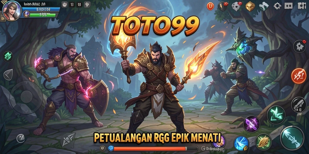 Tangkapan layar TOTO99 menampilkan aksi pertarungan yang mendebarkan.